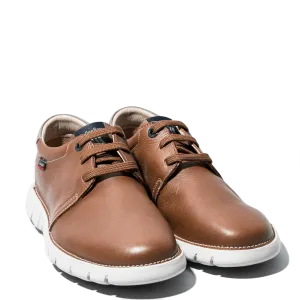 Allacciata Callaghan Pelle Grain Flexible Cuoio