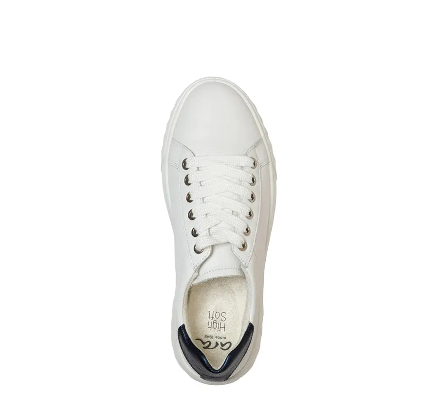 ara White Platform Sneaker