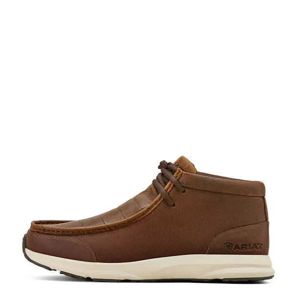 ARIAT MEN'S SPITFIRE BROWN CROCODILE PRINT
