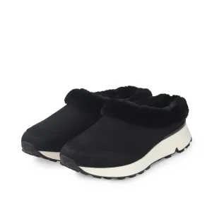 BMS Furry Slip-On Mules (Nero)