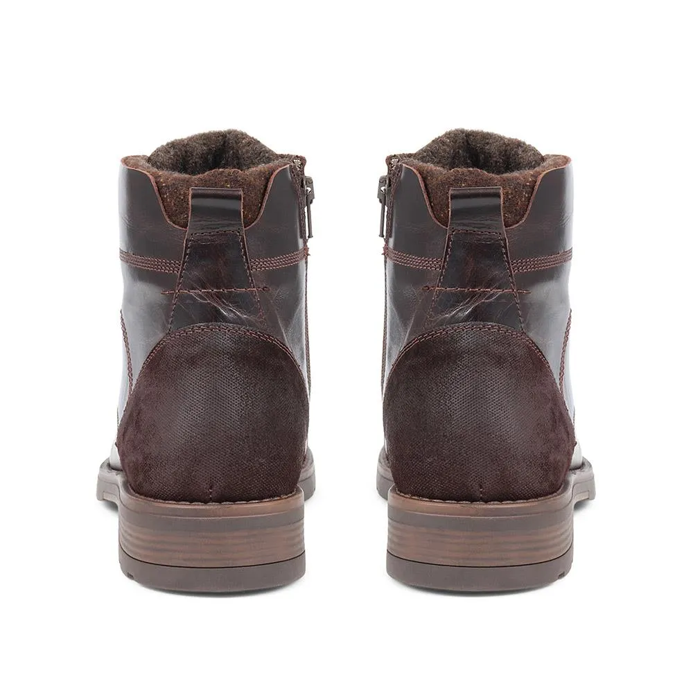 Exmouth Leather Ankle Boots - EXMOUTH / 323 075