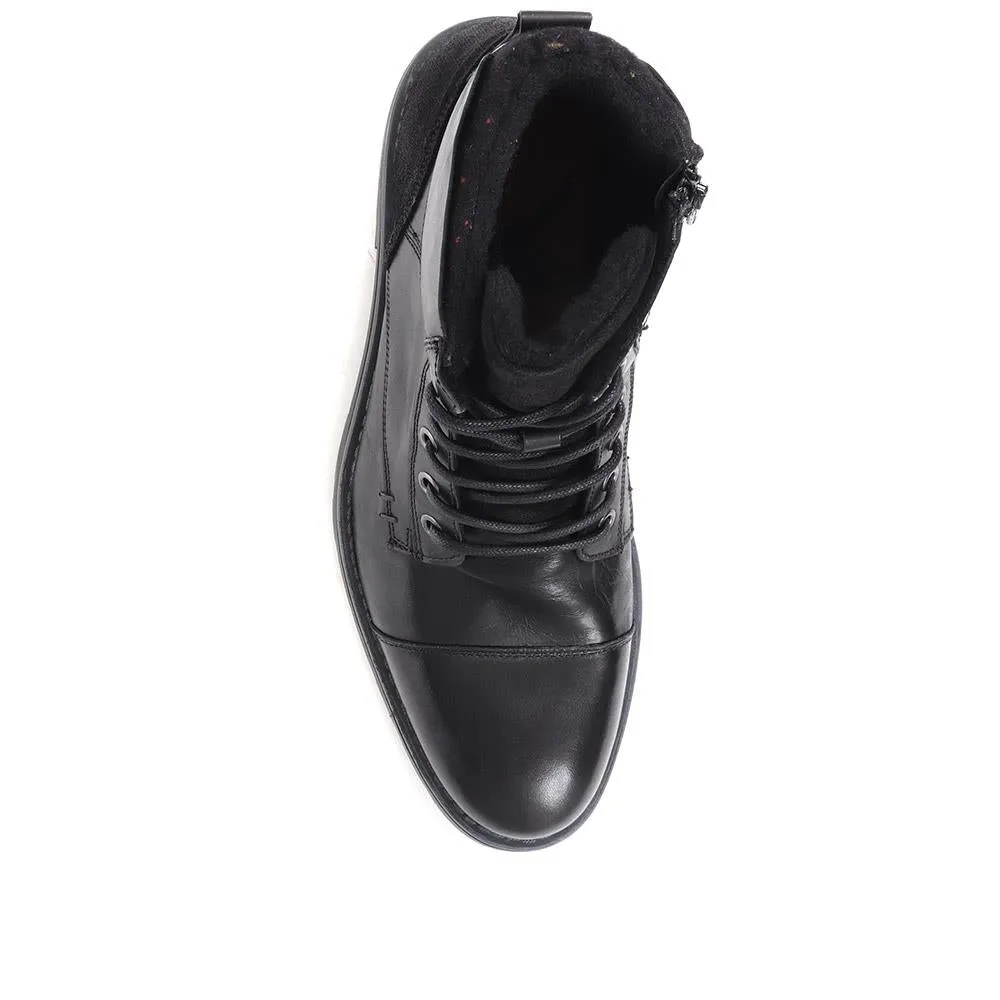 Exmouth Leather Ankle Boots - EXMOUTH / 323 075