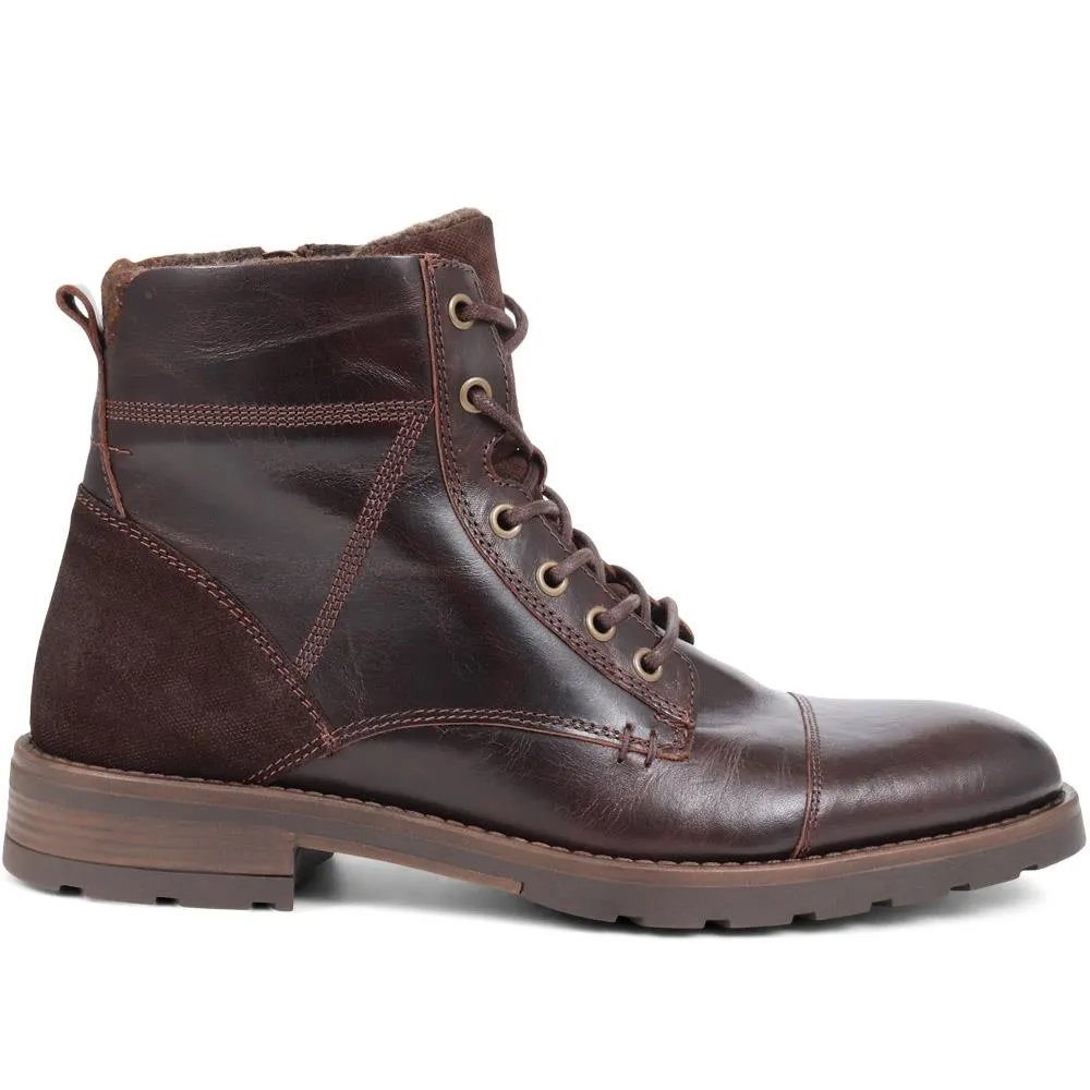 Exmouth Leather Ankle Boots - EXMOUTH / 323 075