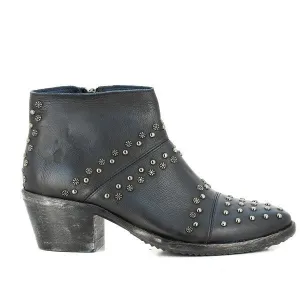 Felmini 9914 Navy Studs Ankle Boots