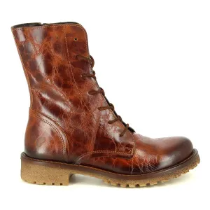 Felmini B501 Brown Lace-Up Boots