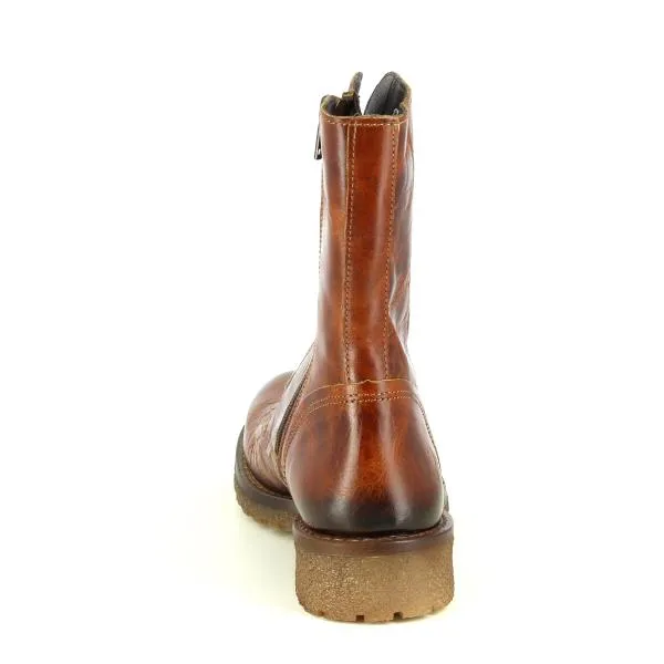 Felmini B501 Brown Lace-Up Boots