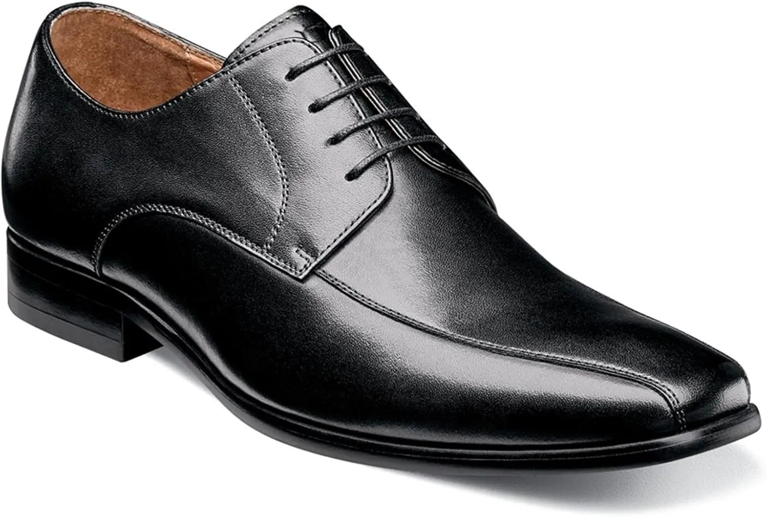 Florsheim Men's Postino Bike Toe Oxford Black Smooth