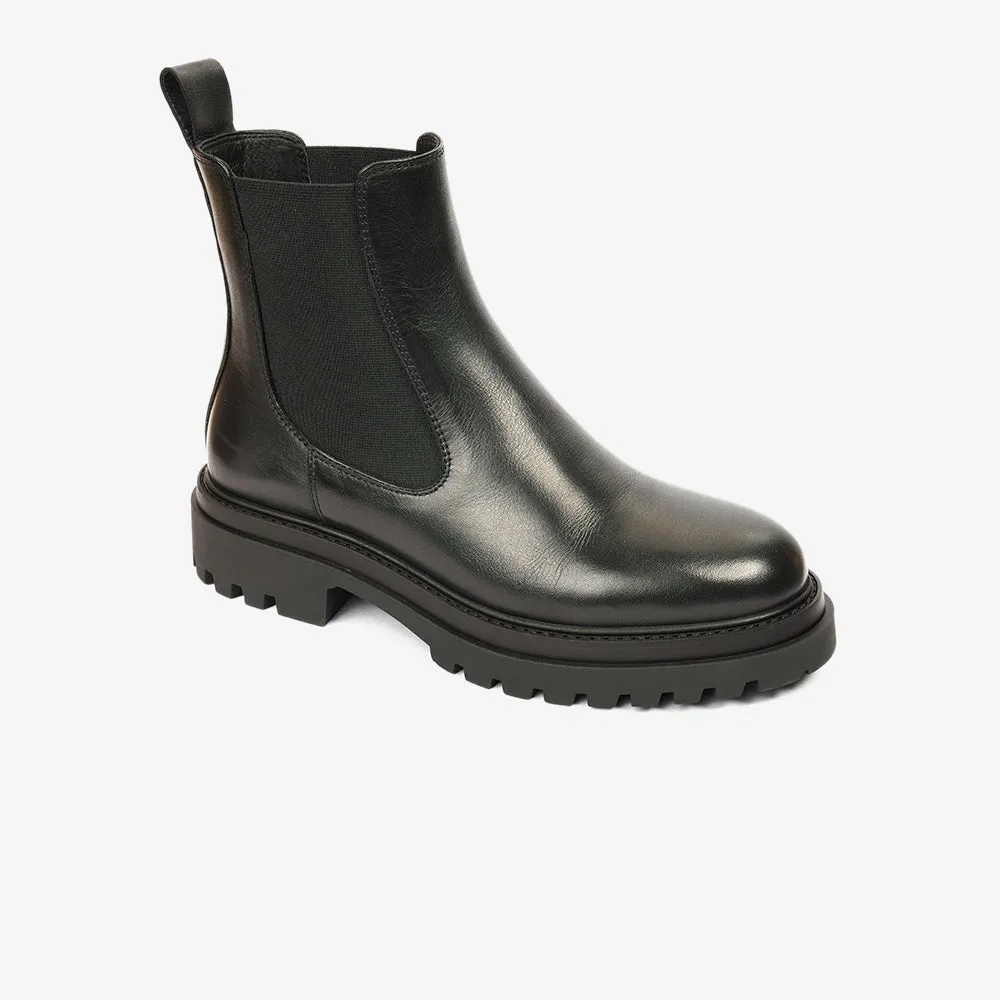 Greyder Women's High Sole Boots In Black