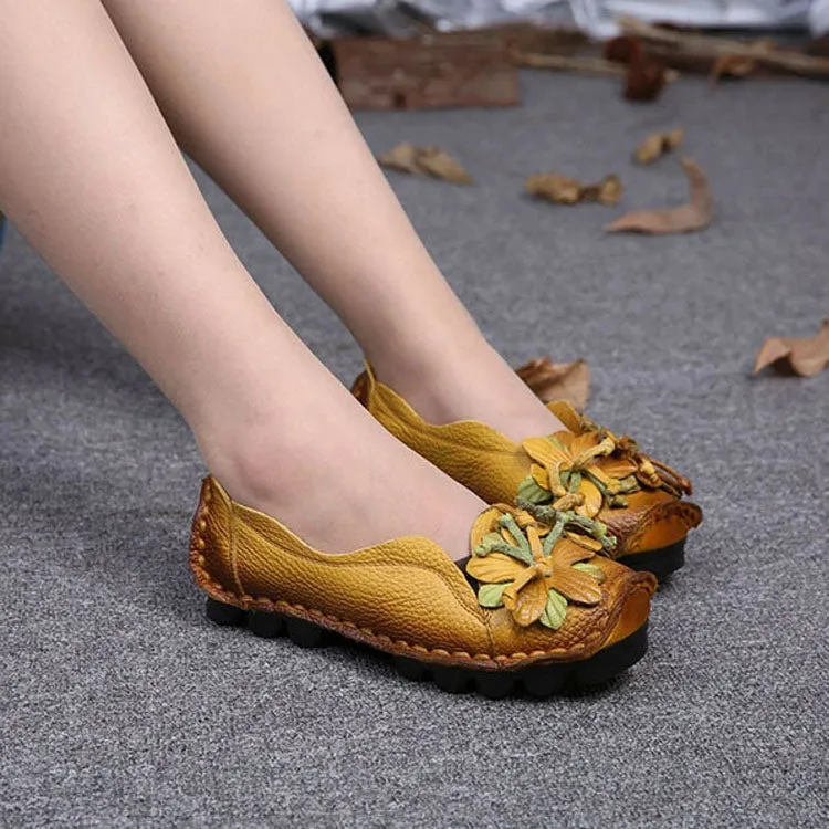 Handmade Flower Loafers