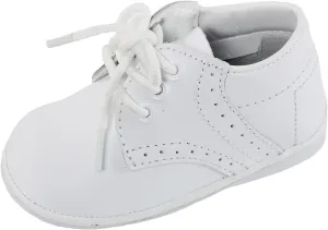 iGirlDress Baby Boys White Oxford Christening Shoes Size 6