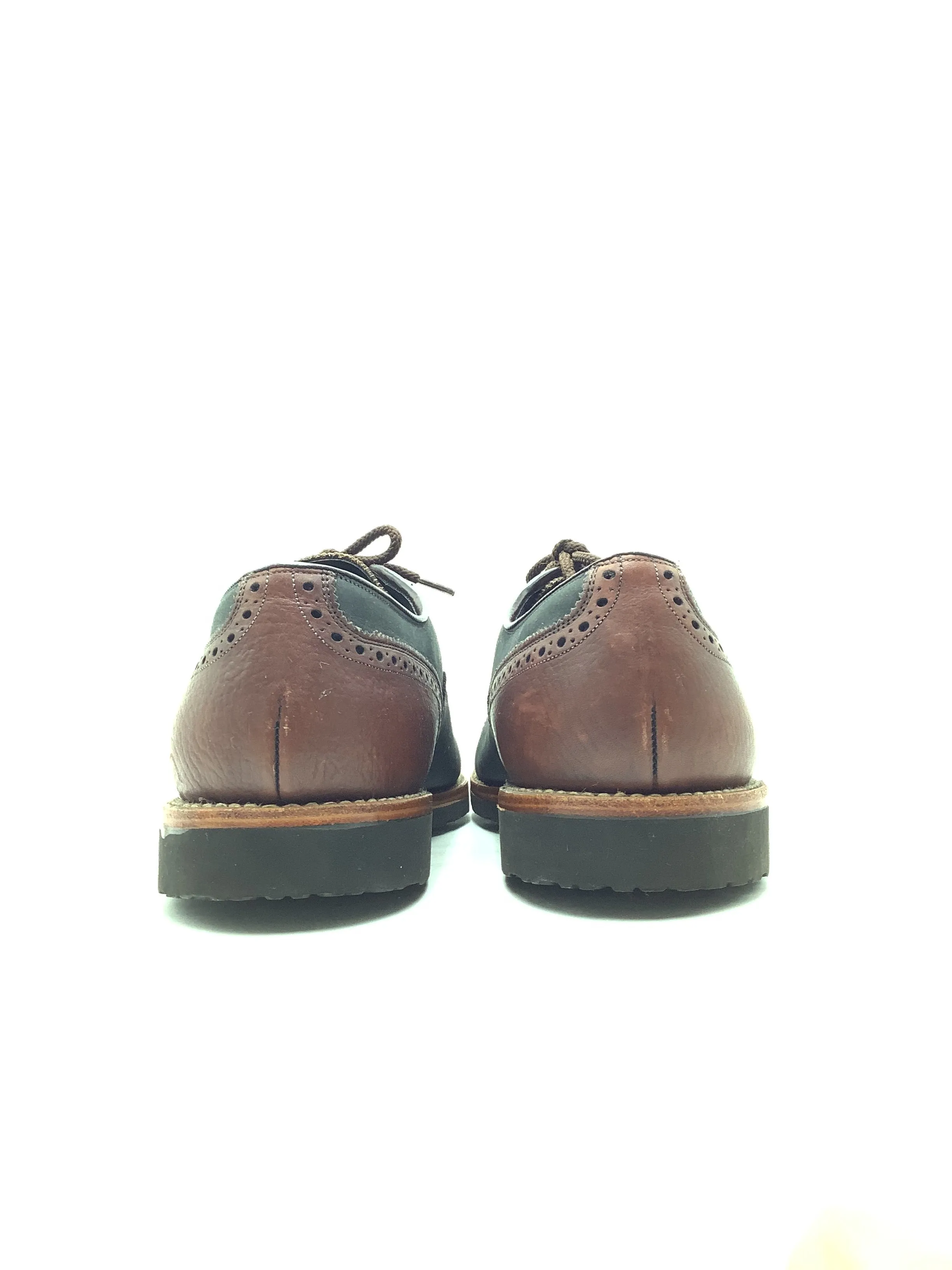 Johnston & Murphy Women's Oxford Shoes Black Brown Leather Size: 10