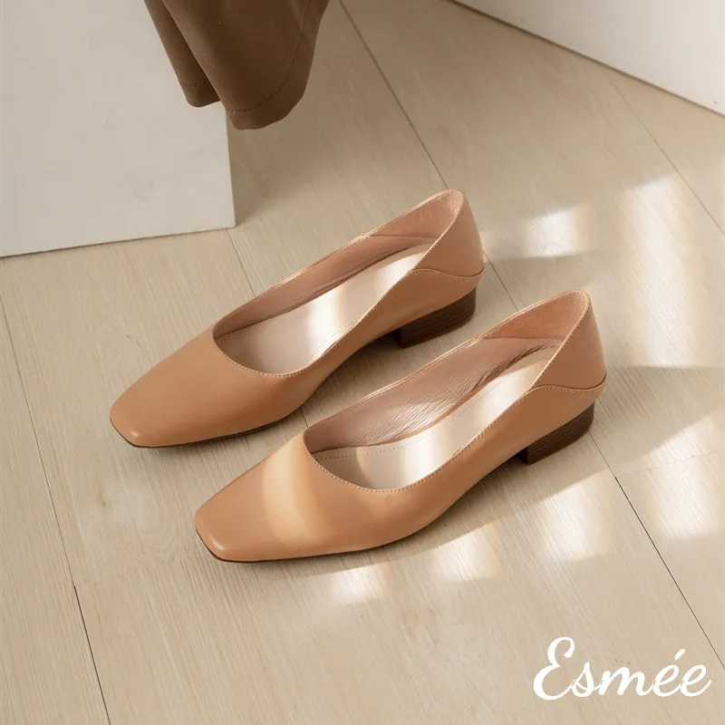 Leather Flats