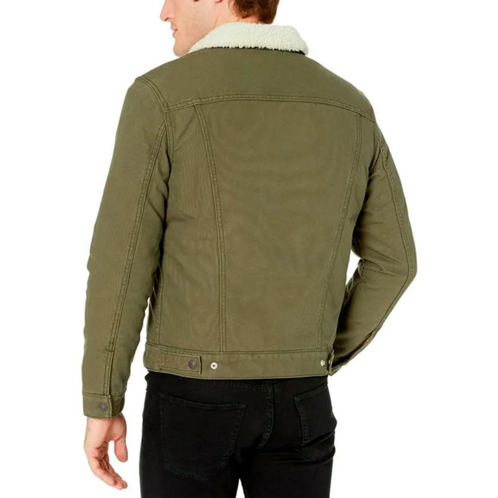 Levi's Men's Jacket Denim Sherpa Lined Insulated Trucker Denim Jacket 16365