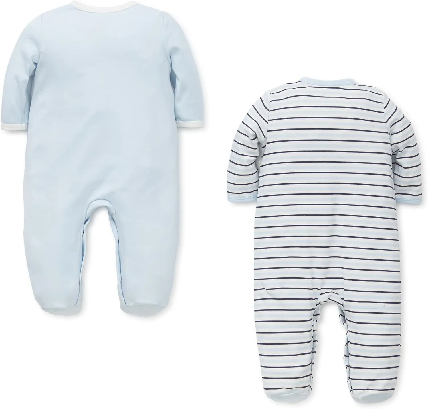 Little Me Baby Boys' and Girls' 100% Cotton 2-Pack Footies