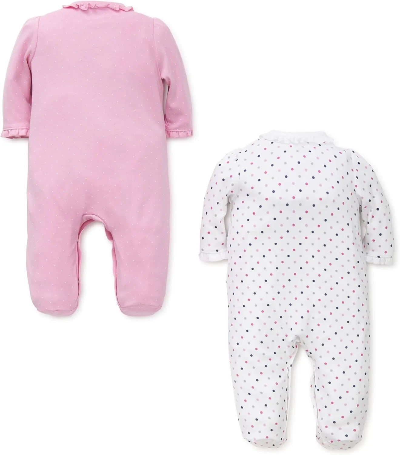 Little Me Baby Boys' and Girls' 100% Cotton 2-Pack Footies
