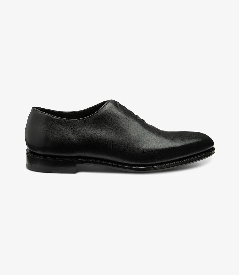 LOAKE WHOLEBURY BLACK OXFORD LEATHER SOLE F-MEDIUM