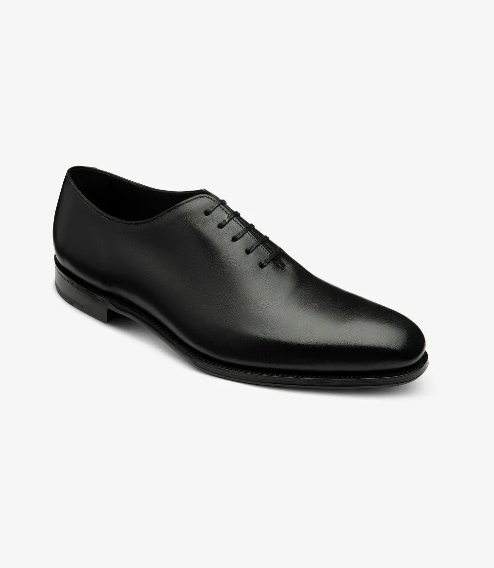 LOAKE WHOLEBURY BLACK OXFORD LEATHER SOLE F-MEDIUM