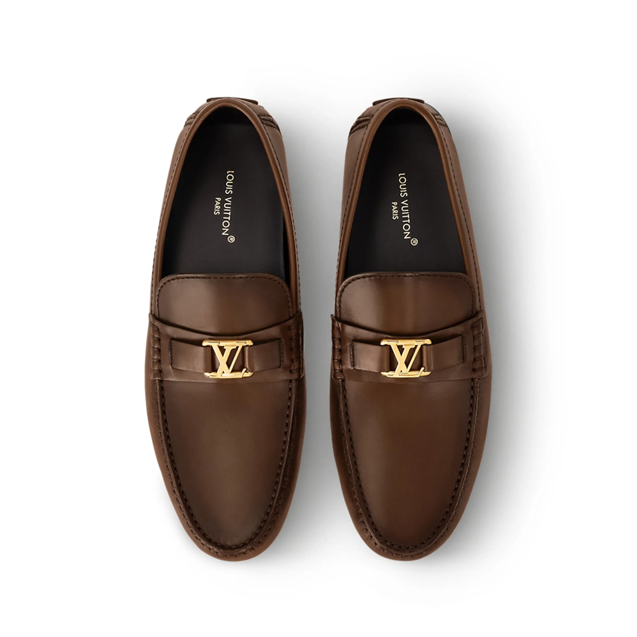 LV Hockenheim Mocassin Golden Buckle