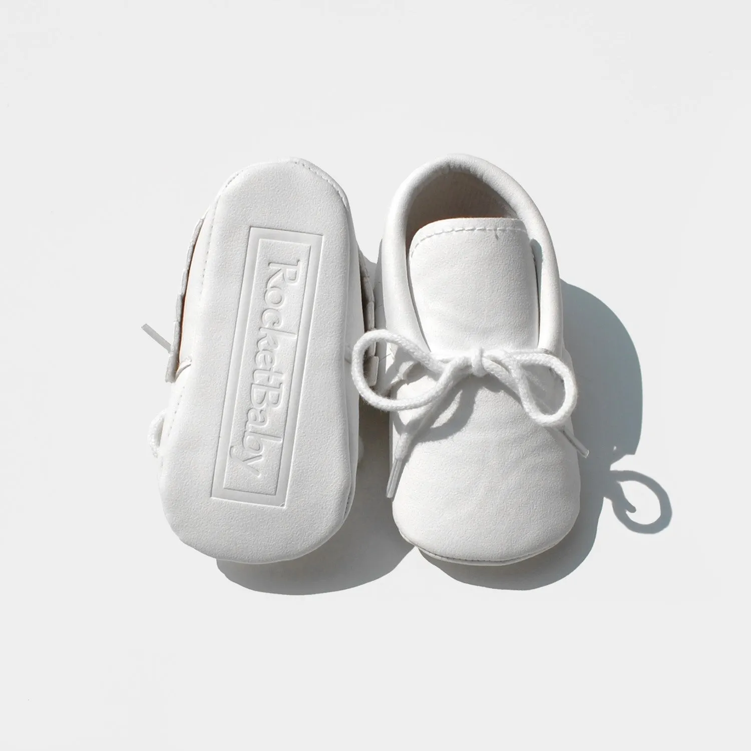 Moccasins Soft Sole Baby White