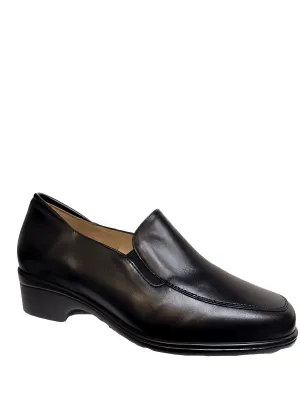 Piesanto Women's Slip On 215610 Loafer Black