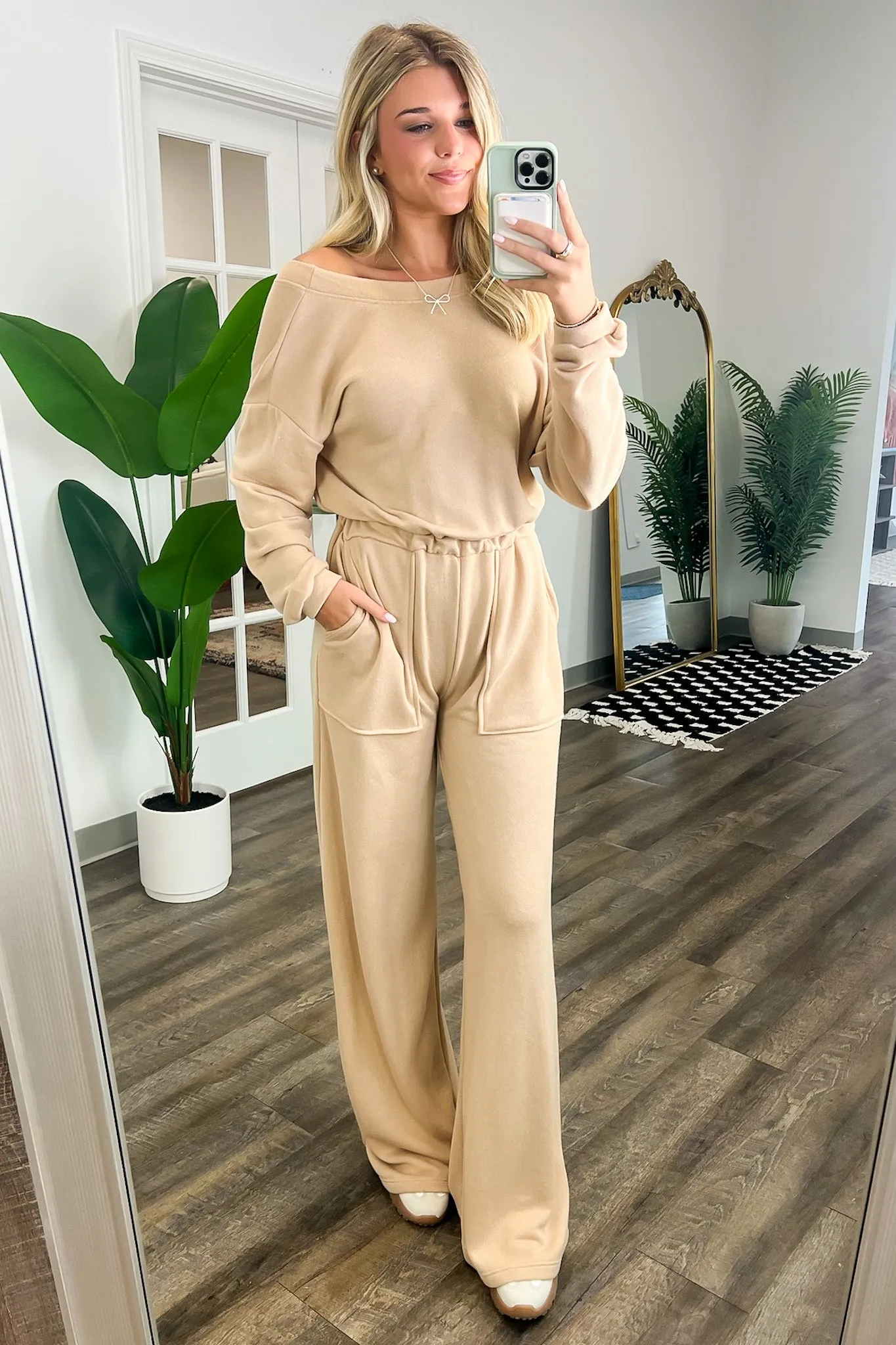 Rowynn Boat Neck Wide Leg Jumpsuit - FINAL SALE
