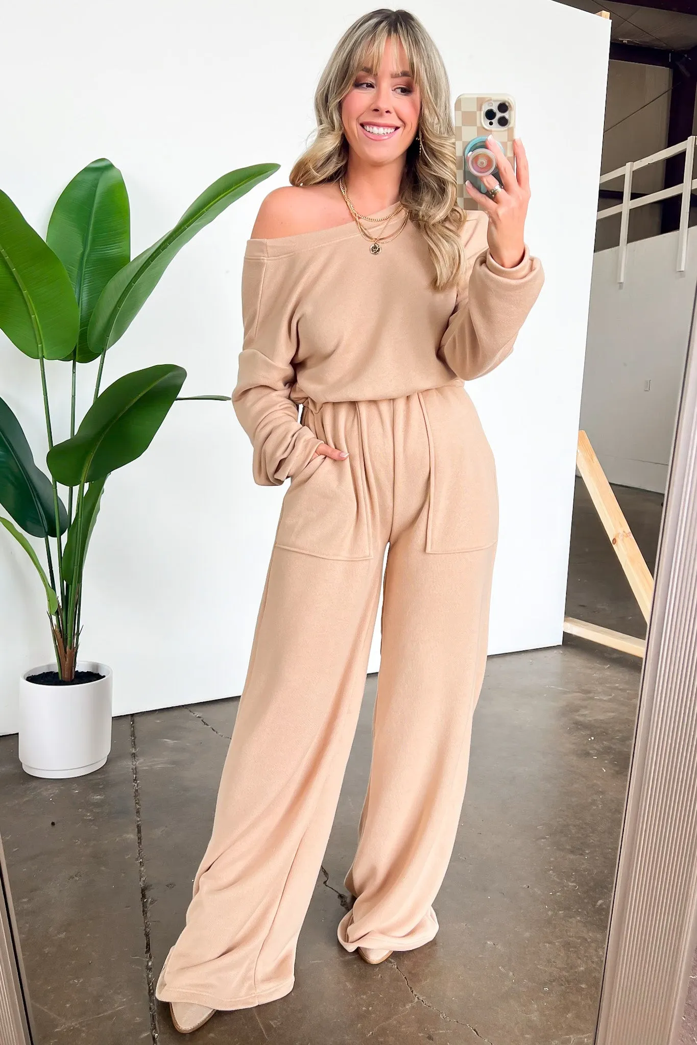 Rowynn Boat Neck Wide Leg Jumpsuit - FINAL SALE