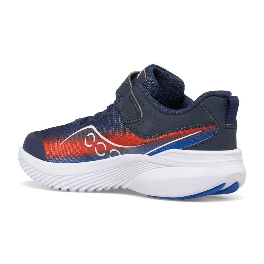 Saucony Kinvara 14 A/C | Navy/Red Big Kid Sneakers