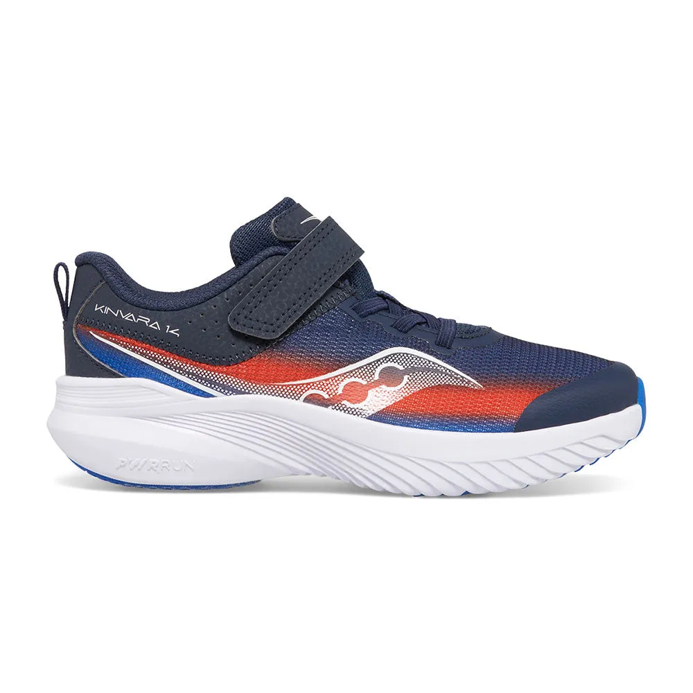 Saucony Kinvara 14 A/C | Navy/Red Big Kid Sneakers