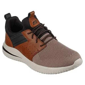 SKECHERS Delson 3.0 - Cicada Brown/Tan Sneaker
