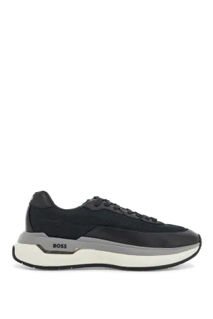 sneakers void_runn_ltny dark blue mix materials rubber sole 50529514 DARK BLUE