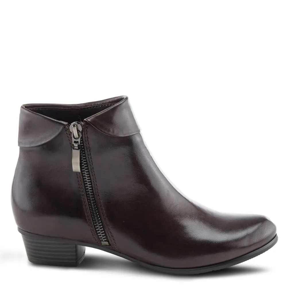 Spring Step Shoes Stockholm Women's Sophisticated and Stylish Leather Ankle Boots