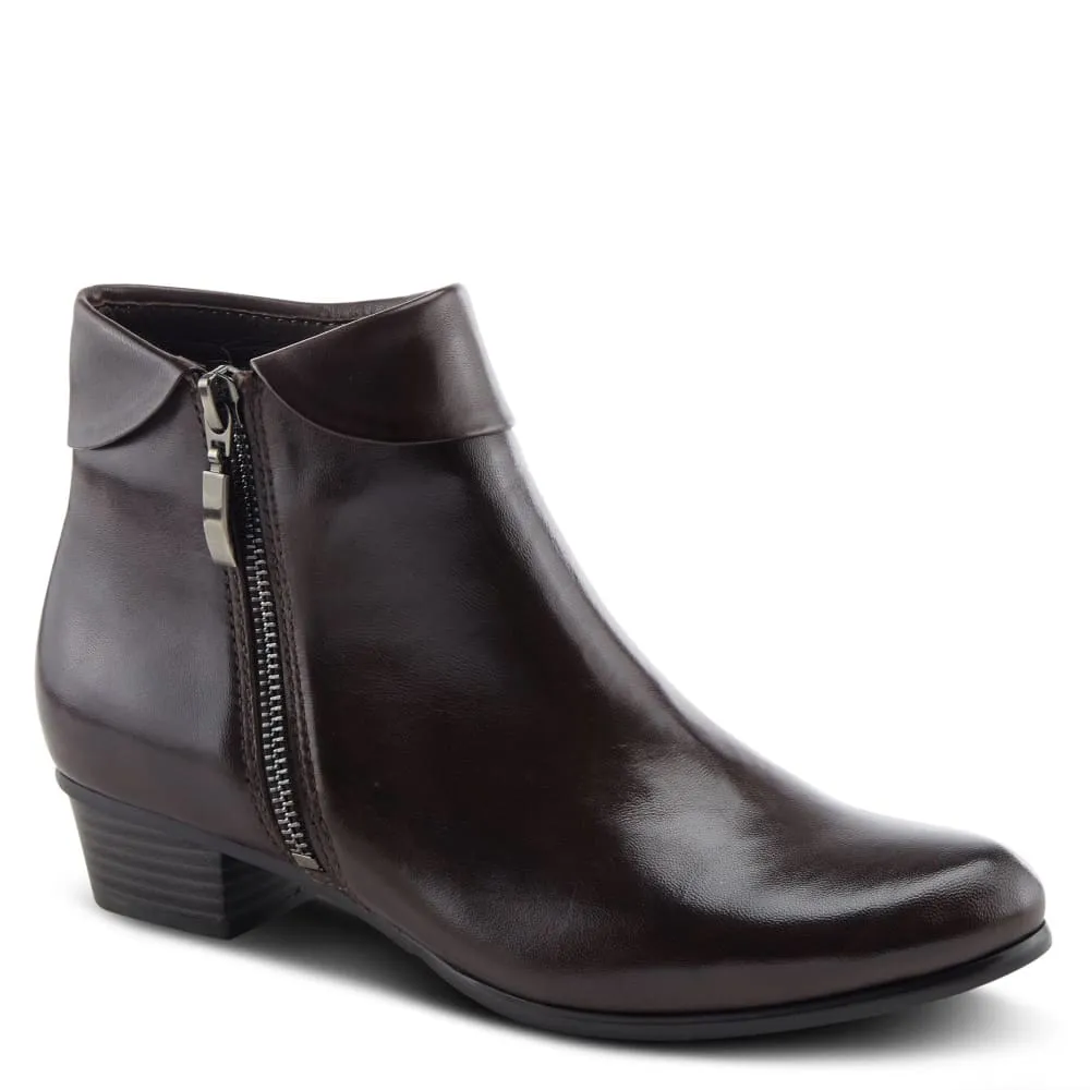 Spring Step Shoes Stockholm Women's Sophisticated and Stylish Leather Ankle Boots
