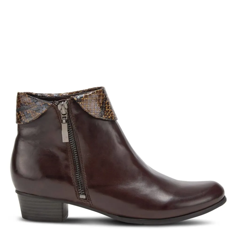 Spring Step Shoes Stockholm Women's Sophisticated and Stylish Leather Ankle Boots