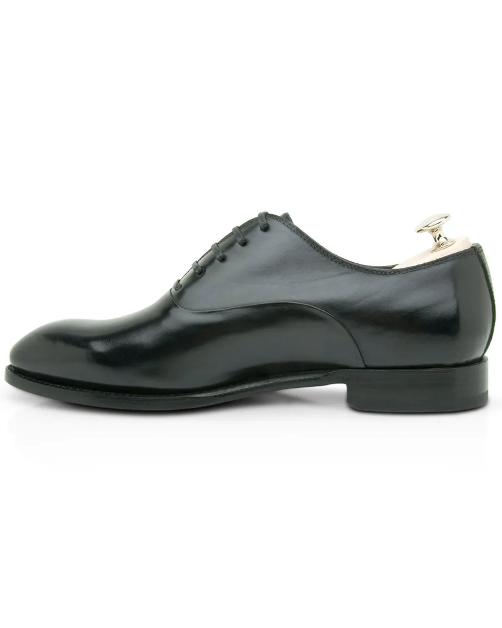 Tux Leather Oxford in Black
