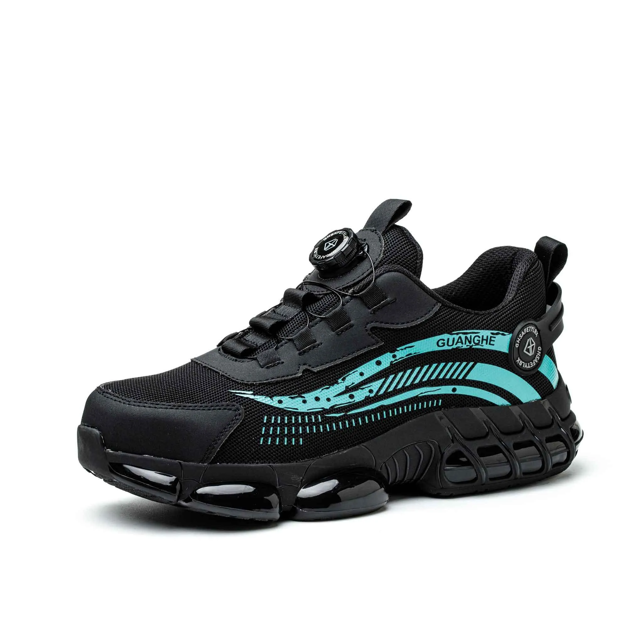 Women's Breathable Steel Toe Sneakers - Knob Lacing System | B292