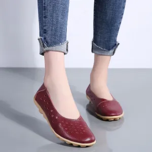 Women's Flat Comfortable Soft Leather Shoes