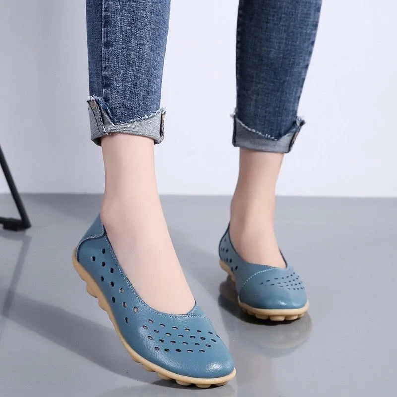 Women's Flat Comfortable Soft Leather Shoes