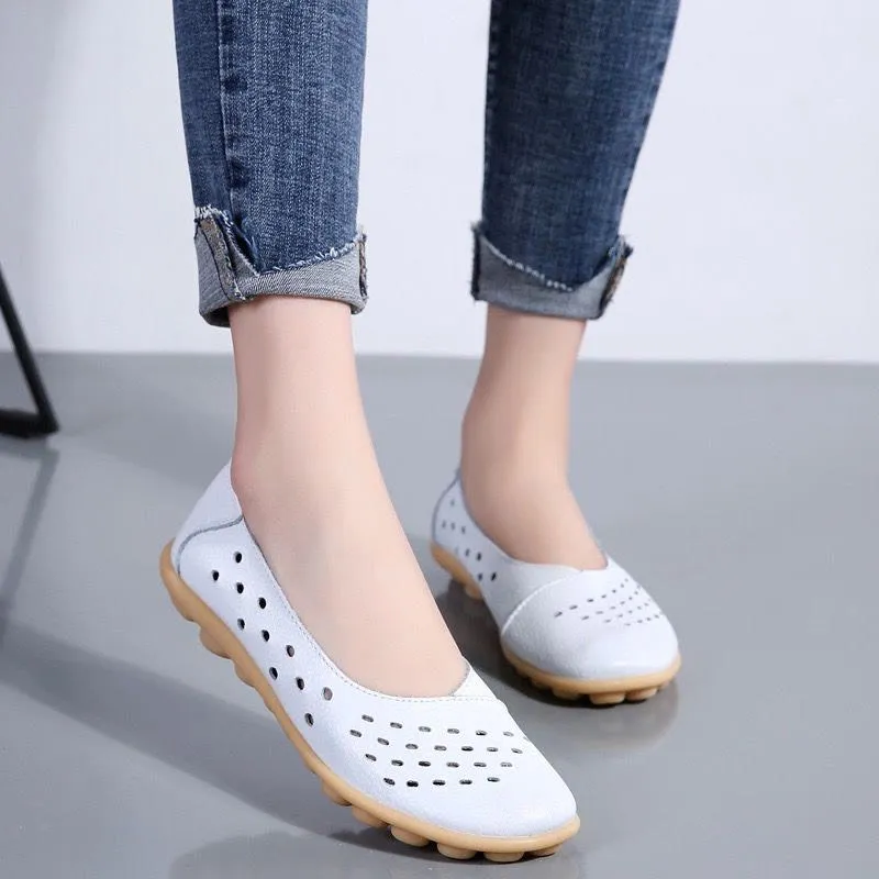 Women's Flat Comfortable Soft Leather Shoes