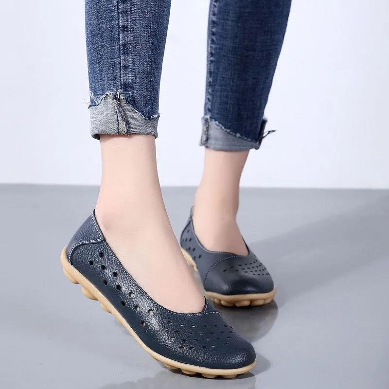 Women's Flat Comfortable Soft Leather Shoes