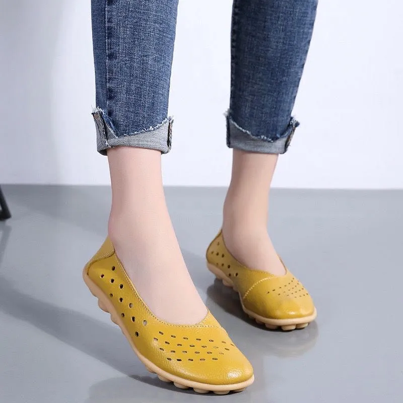 Women's Flat Comfortable Soft Leather Shoes