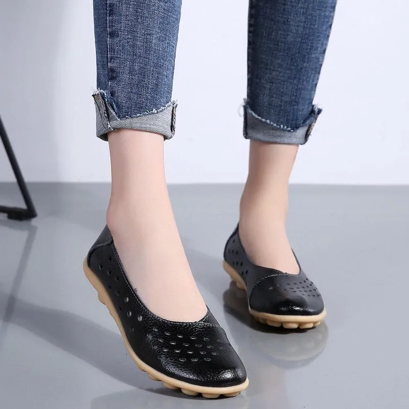 Women's Flat Comfortable Soft Leather Shoes